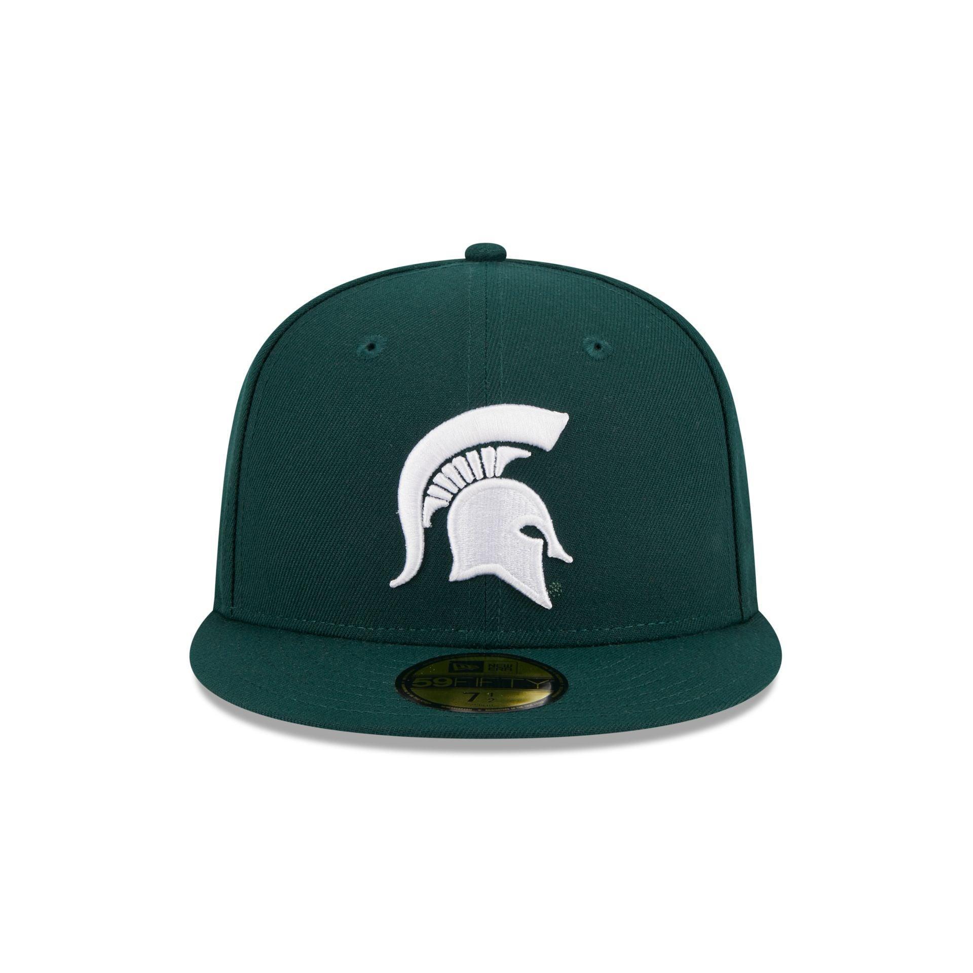 Michigan State Spartans Green 59FIFTY Fitted Hat Male Product Image