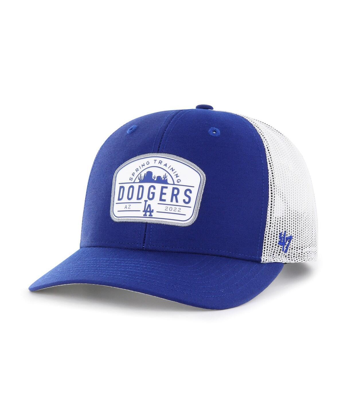 Mens 47 Royal Los Angeles Dodgers 2022 Spring Training Panorama Trucker Snapback Hat Product Image