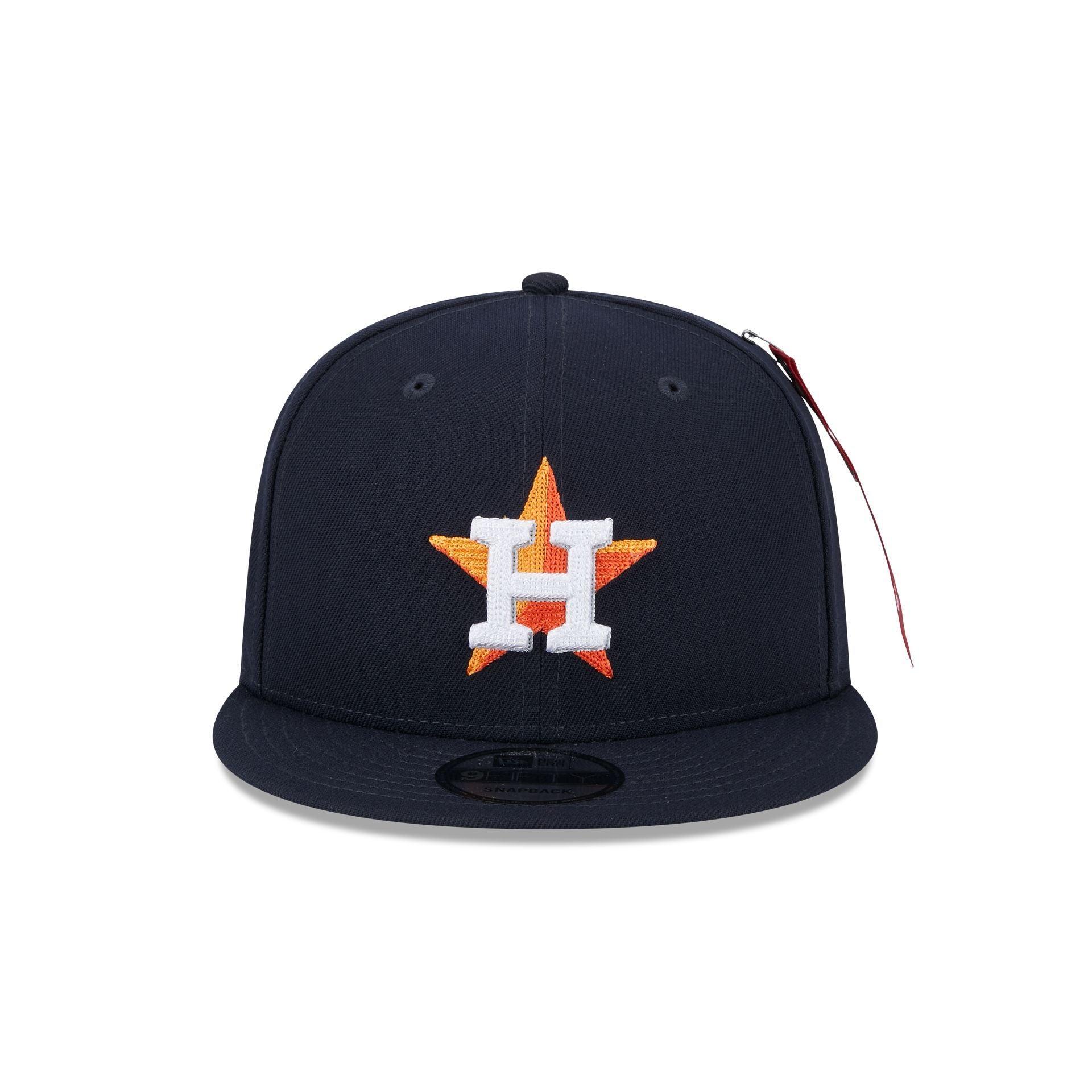 Alpha Industries x Houston Astros Navy 9FIFTY Snapback Hat Male Product Image