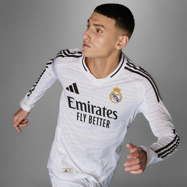 Real Madrid 24/25 Long Sleeve Home Authentic Jersey Product Image