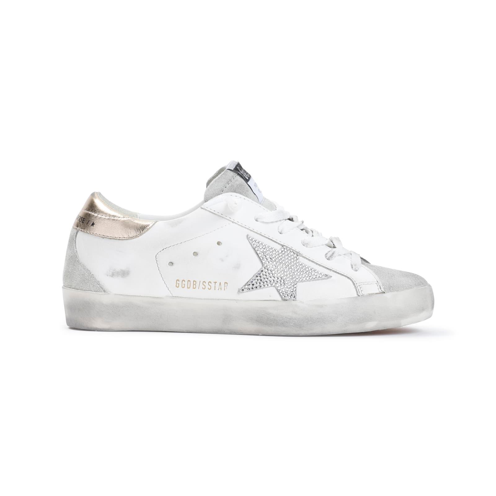 Cow Leather Sneakers 37 In White Product Image