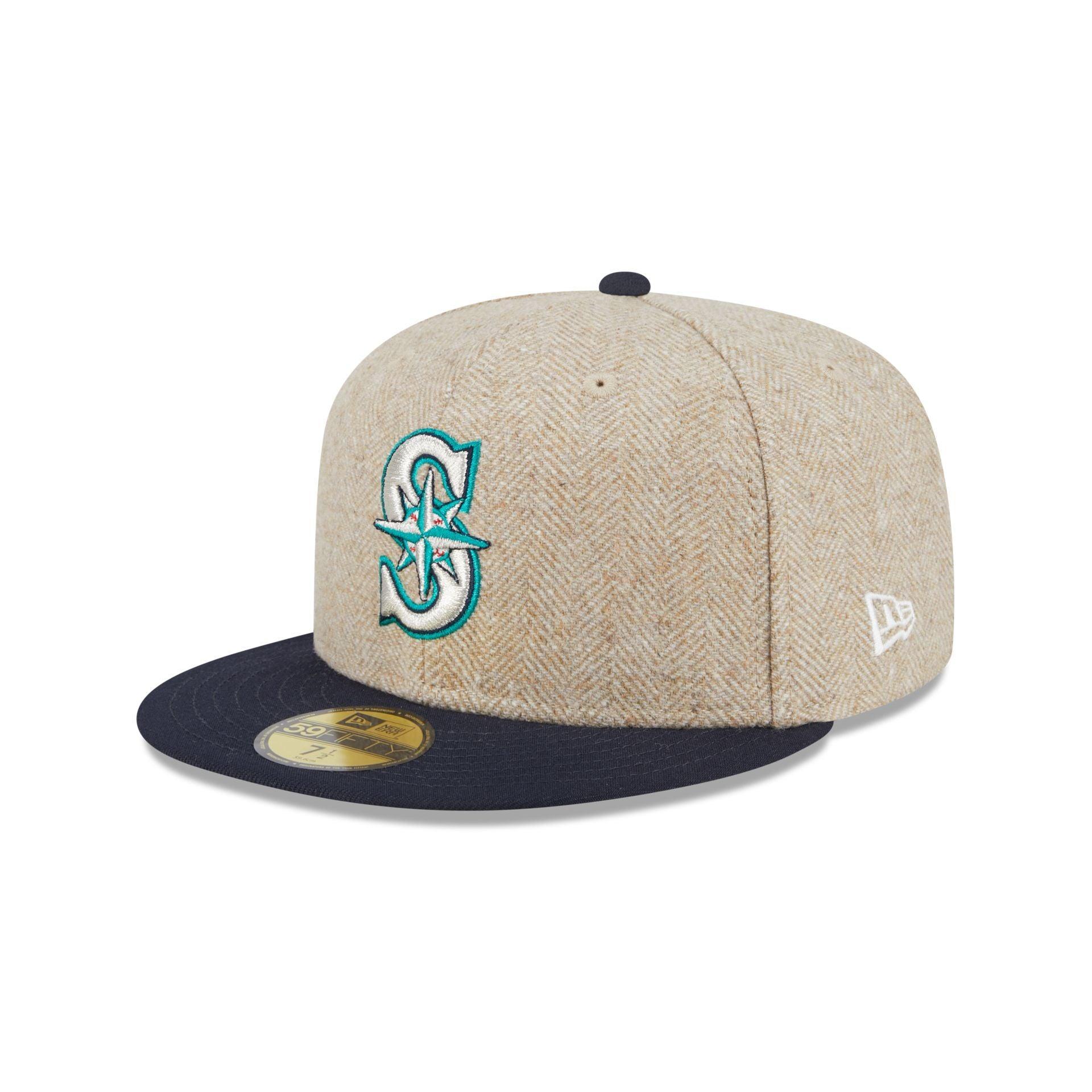 Seattle Mariners Herringbone Moon 59FIFTY Fitted Hat Male Product Image