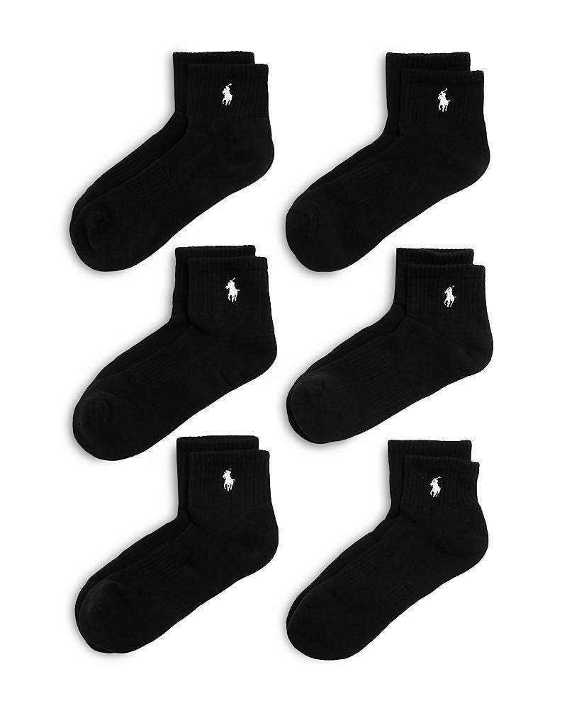 Polo Ralph Lauren 6-Pack Quarter Crew Socks Product Image