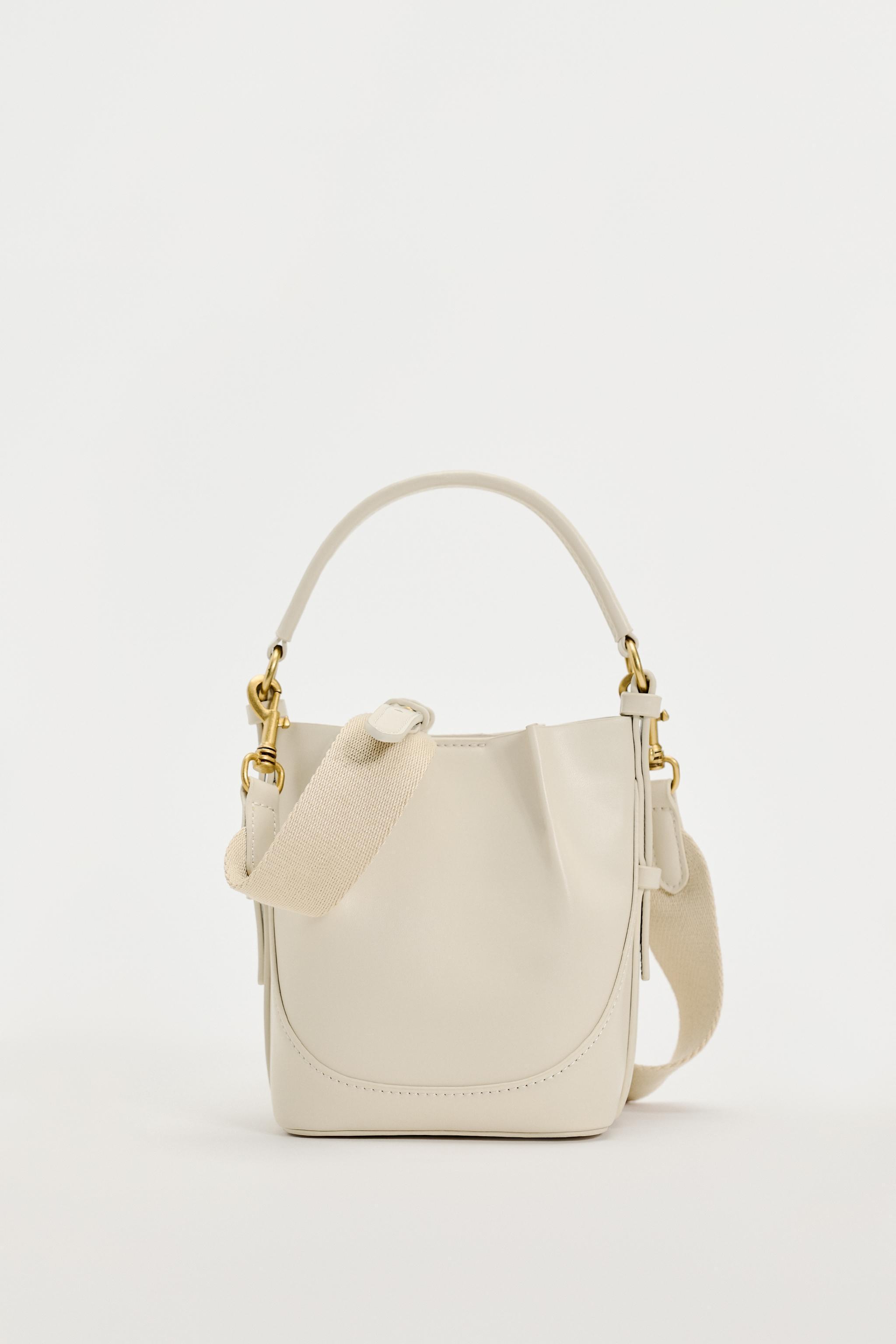 TOPSTITCHED MINI BUCKET BAG Product Image