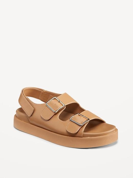 Chunky Buckle Strap Sandal Product Image