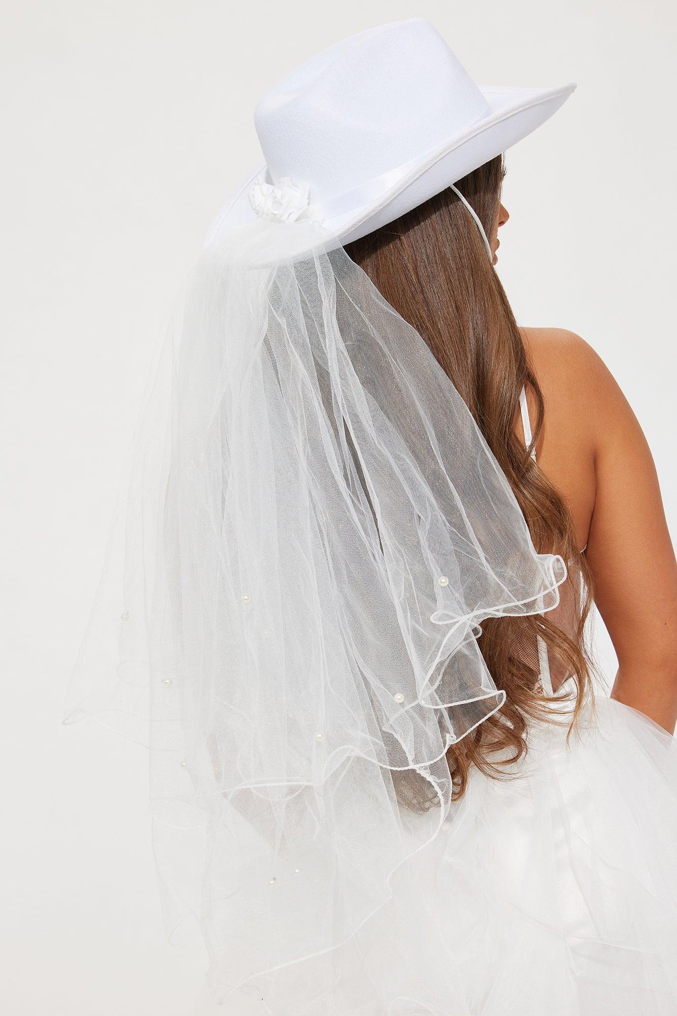 I Do Bride Cowboy Hat  - White product image