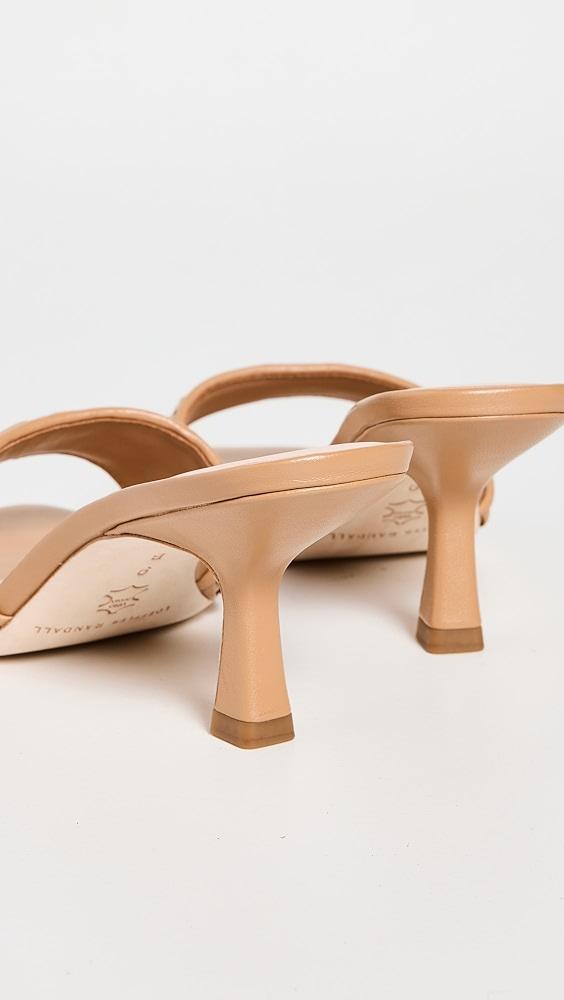 Loeffler Randall Naima Gathered Band Mid Heel Mules | Shopbop Product Image