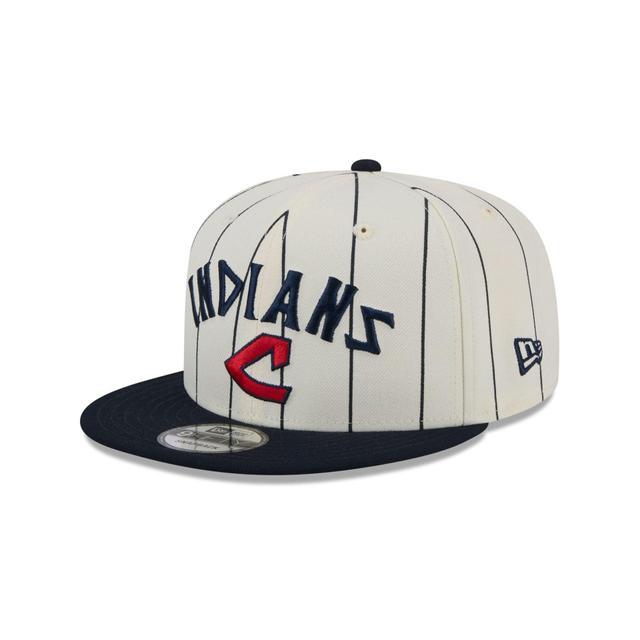 Cleveland Guardians Jersey Pinstripe 9FIFTY Snapback Hat Male Product Image