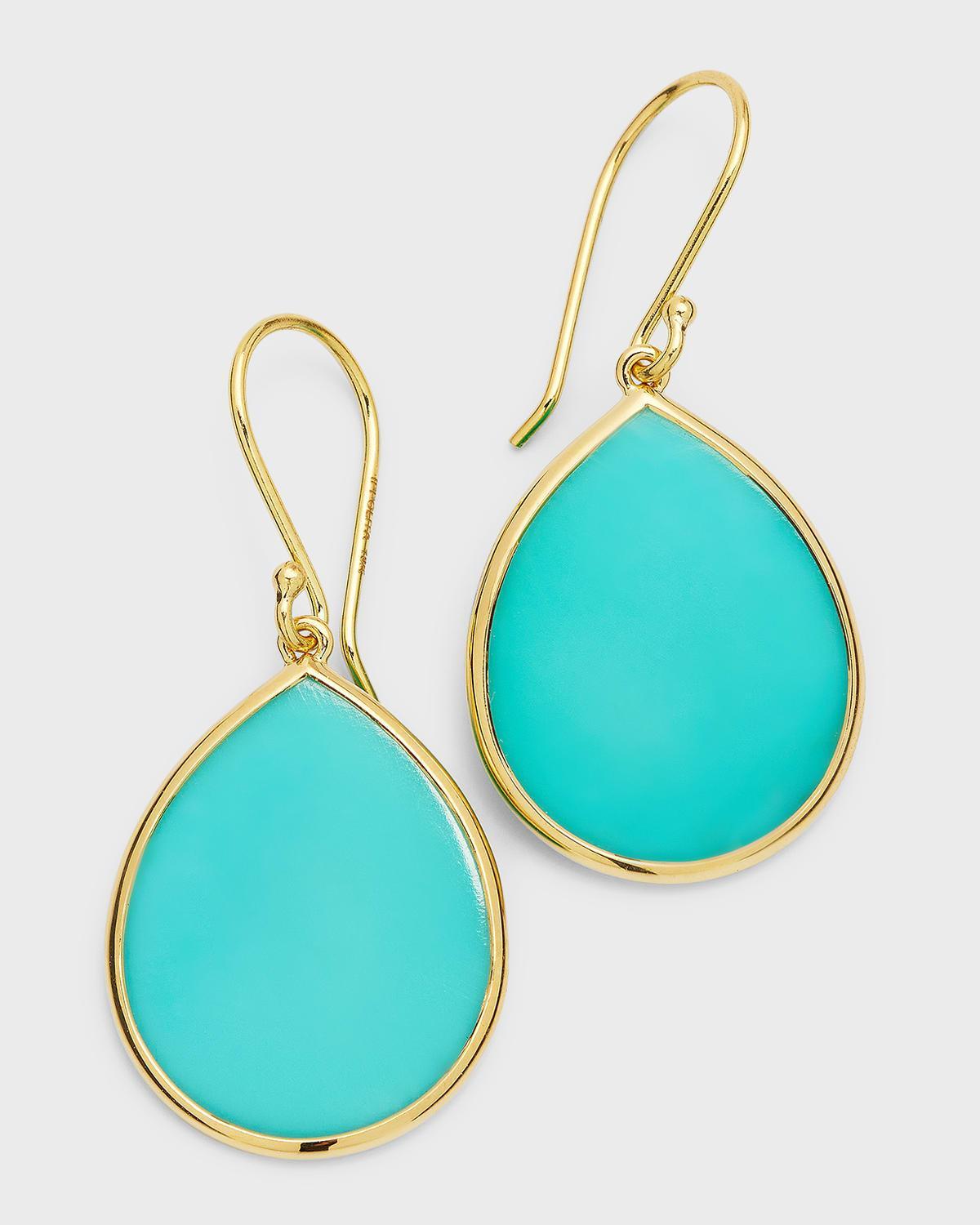 Ippolita 18K Yellow Gold Rock Candy Turquoise Drop Earrings Product Image