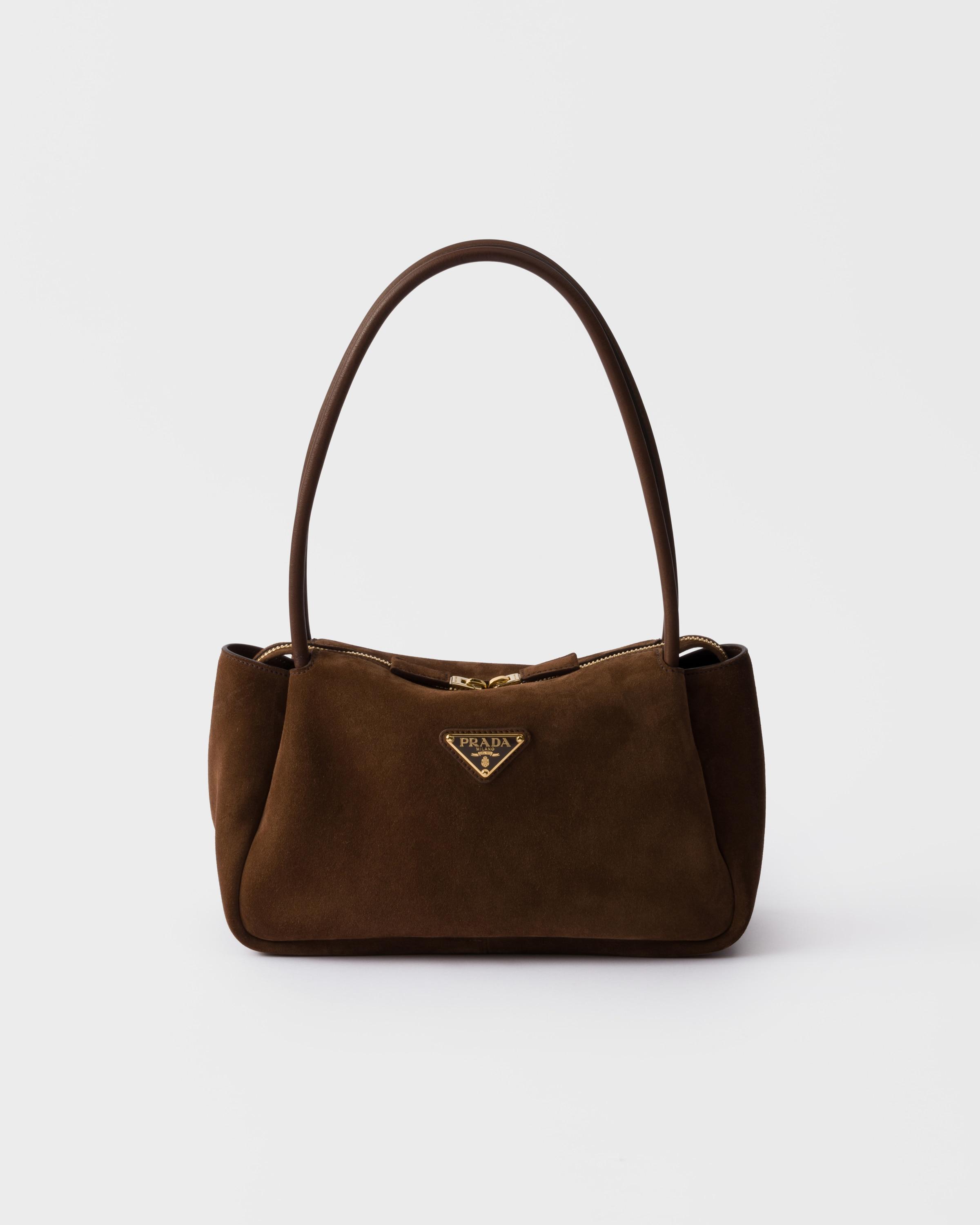 Medium suede shoulder bag Product Image