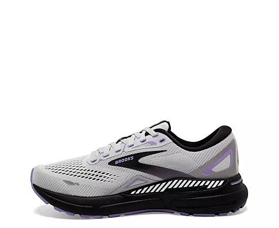 Brooks Womens Adrenaline GTS 23 - Shoes Oyster/White Product Image