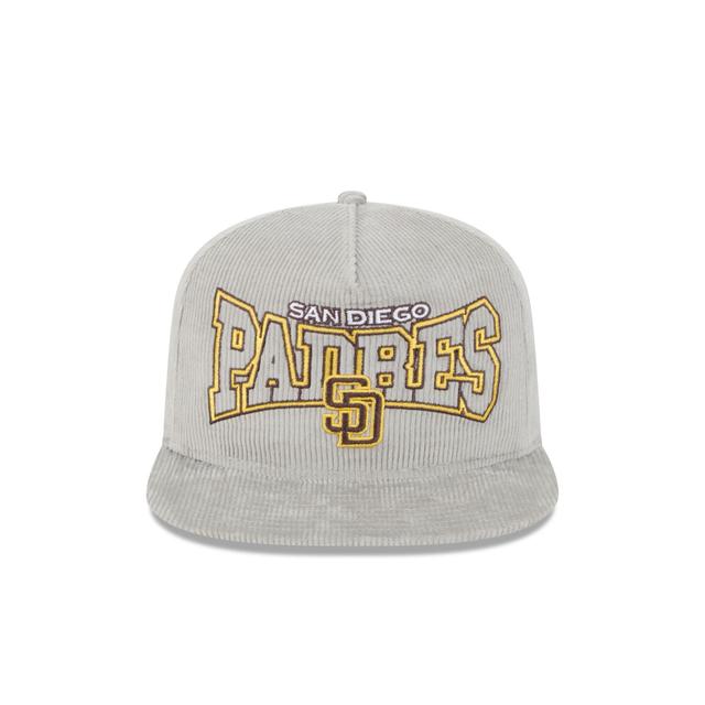 San Diego Padres Gray Cord Golfer Hat Male Product Image