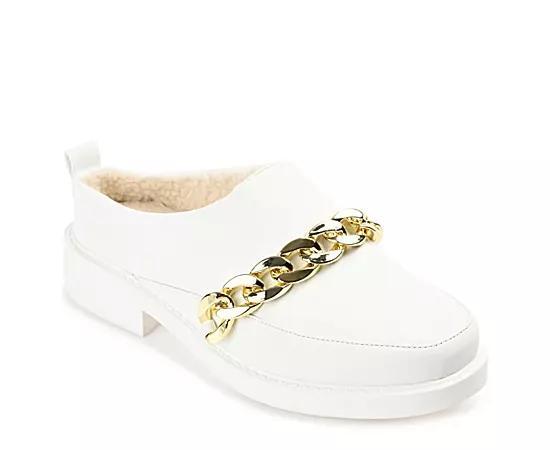 Journee Collection Womens Sheah Chain Loafers Product Image