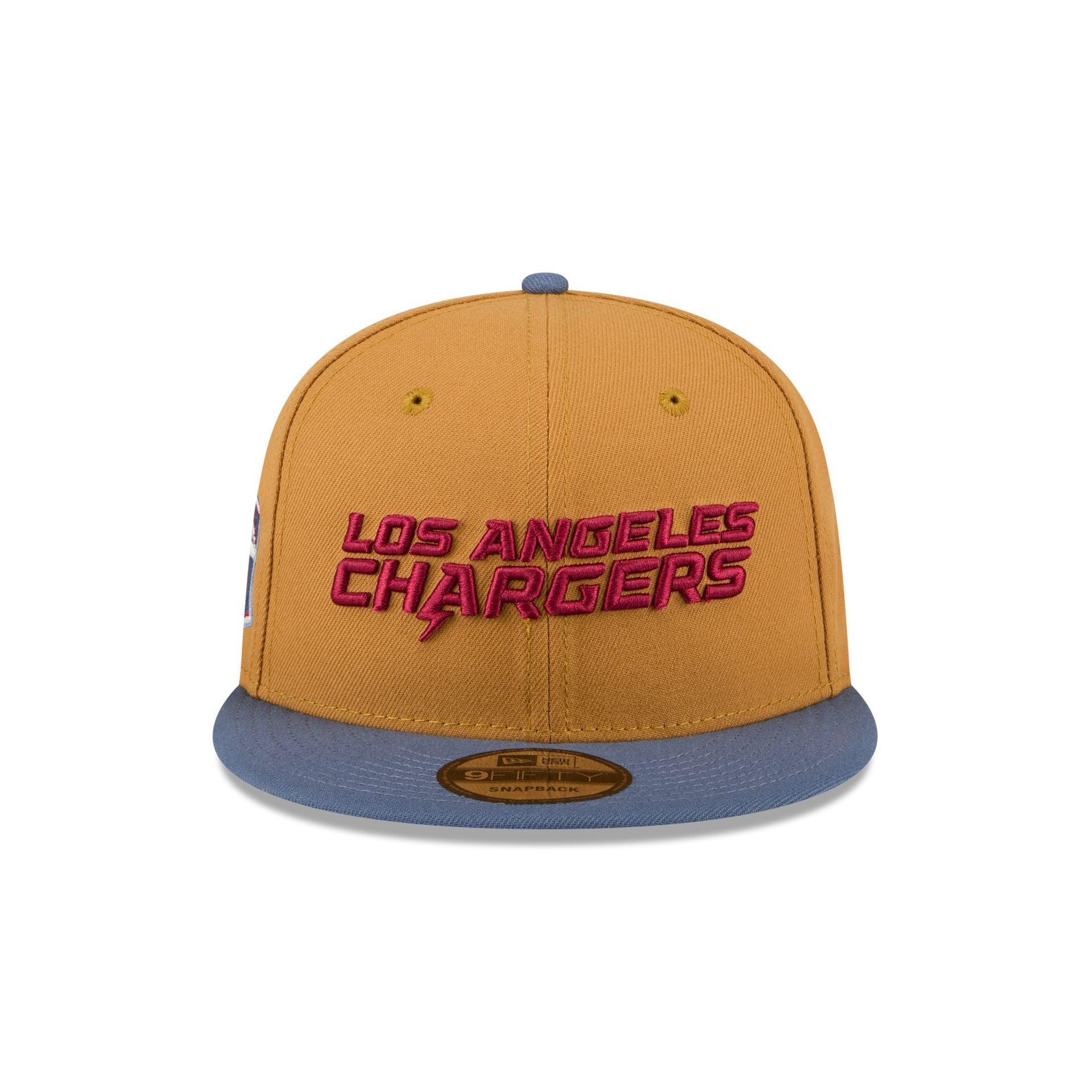 Los Angeles Chargers Panama Tan 9FIFTY Snapback Hat Male Product Image