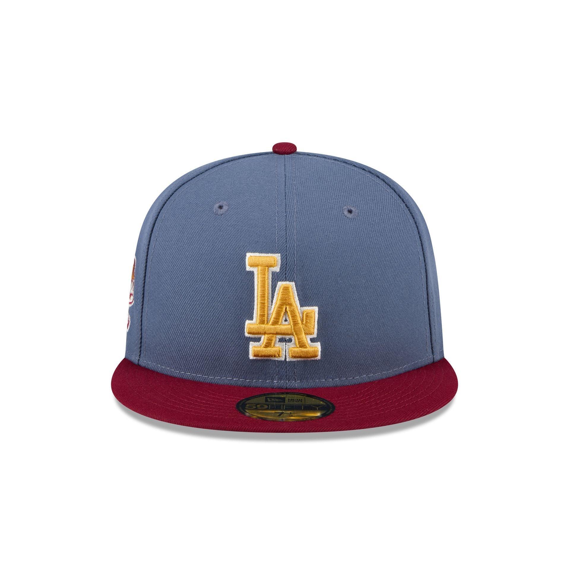 Los Angeles Dodgers Deep Blue 59FIFTY Fitted Hat Male Product Image