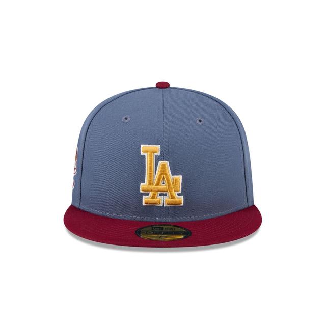 Los Angeles Dodgers Deep Blue 59FIFTY Fitted Hat Male Product Image