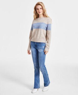 Levis Womens Fair Isle Snowflake Sweater 725 Bootcut Jeans Product Image