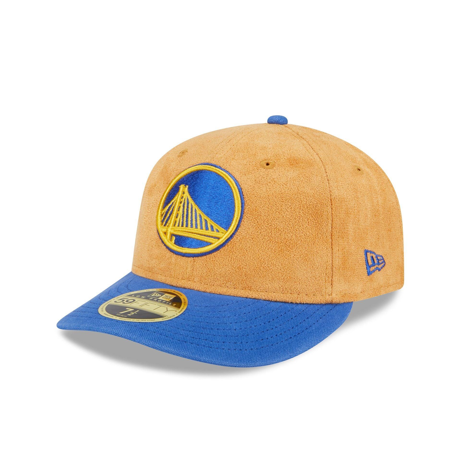 Golden State Warriors Tan Texture Low Profile 59FIFTY Fitted Hat Male Product Image