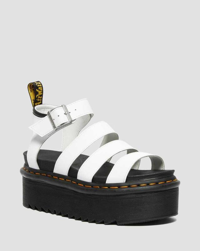 Blaire Hydro Leather Platform Strap Sandals Product Image