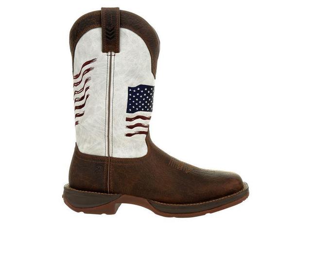 Men's Durango Rebel Distressed Flag Embroidery Western Boots Product Image