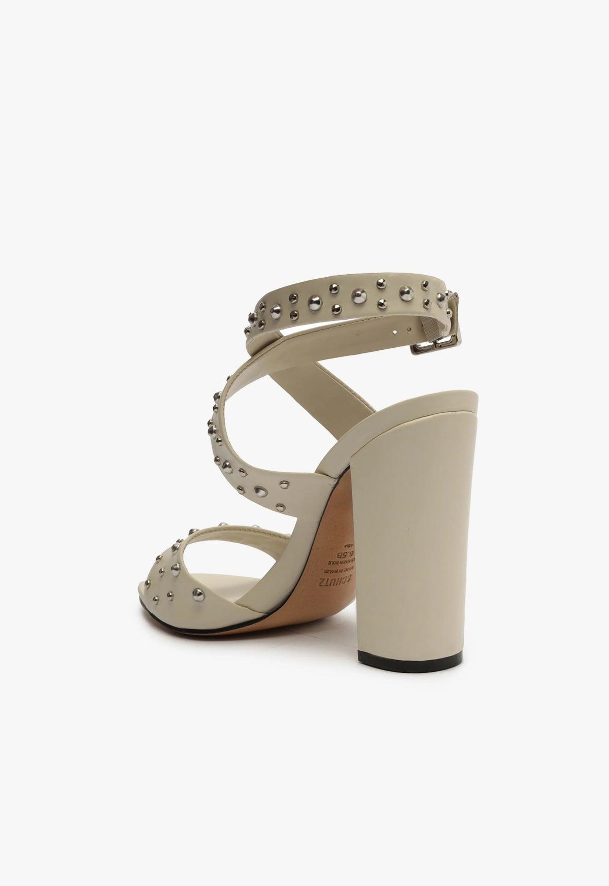 Lizzy Block Leather Sandal Female Product Image