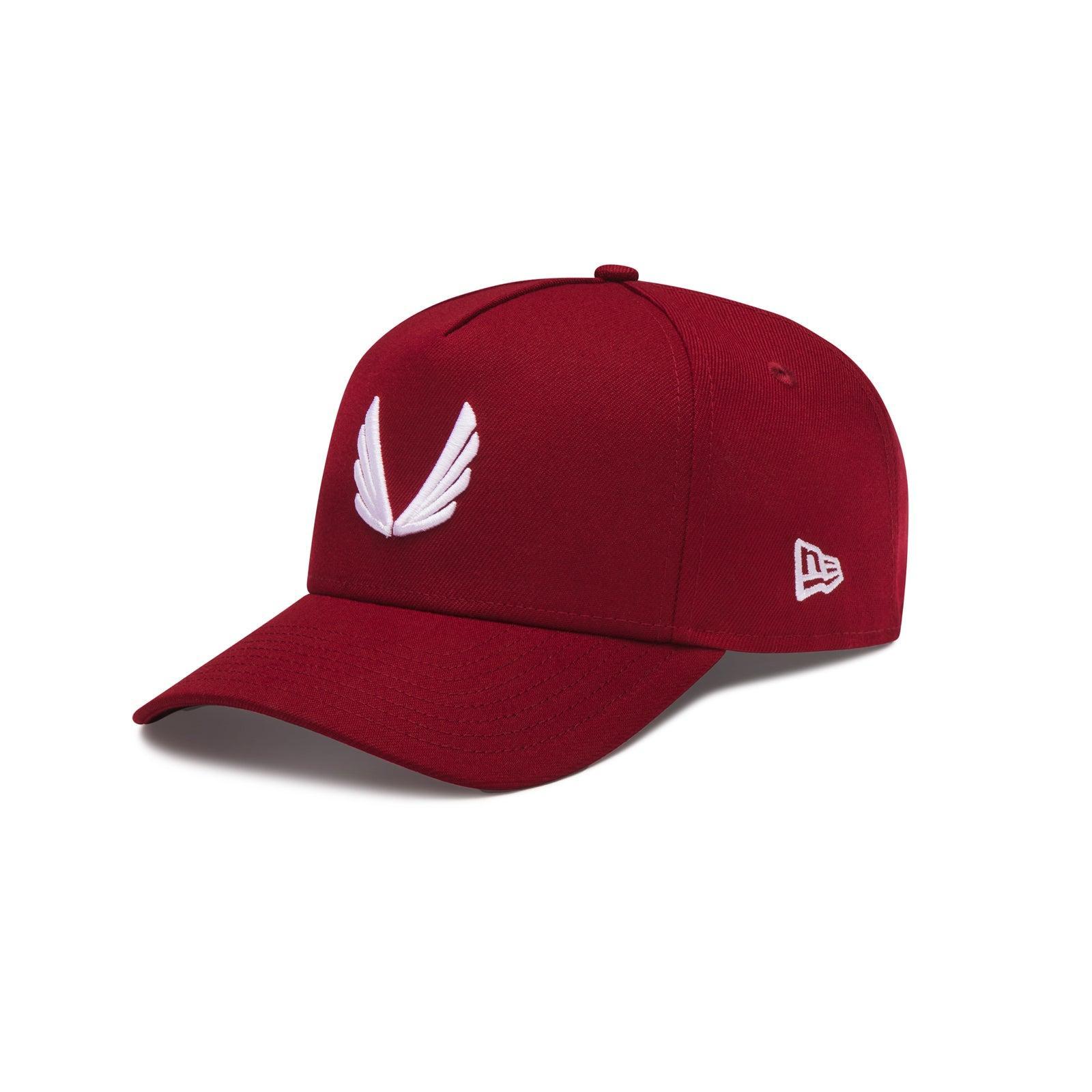 New Era 9Forty A-Frame Hat - Crimson Red/White Product Image