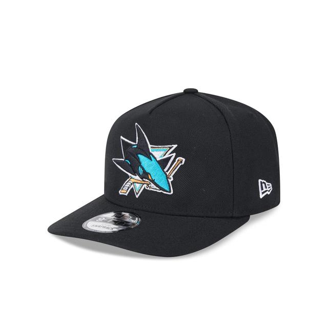 San Jose Sharks Team 9FIFTY A-Frame Snapback Hat Male Product Image