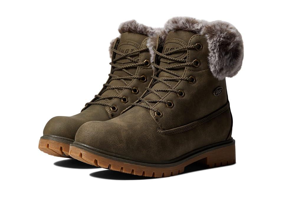 Lugz Rucker Hi Fur Cream/Gum) Women's Boots Product Image