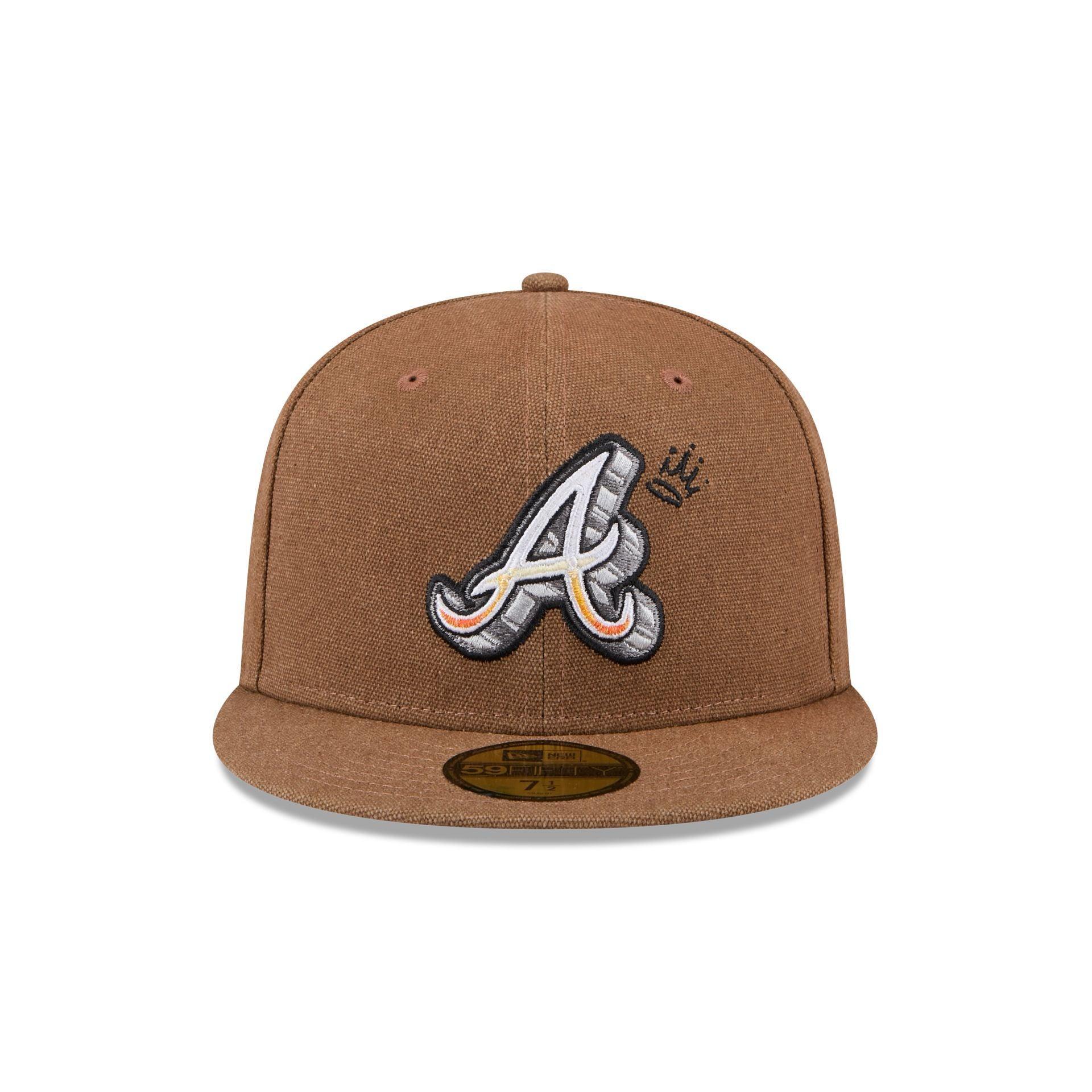 Atlanta Braves Logo Scribble 59FIFTY Fitted Hat Male Product Image