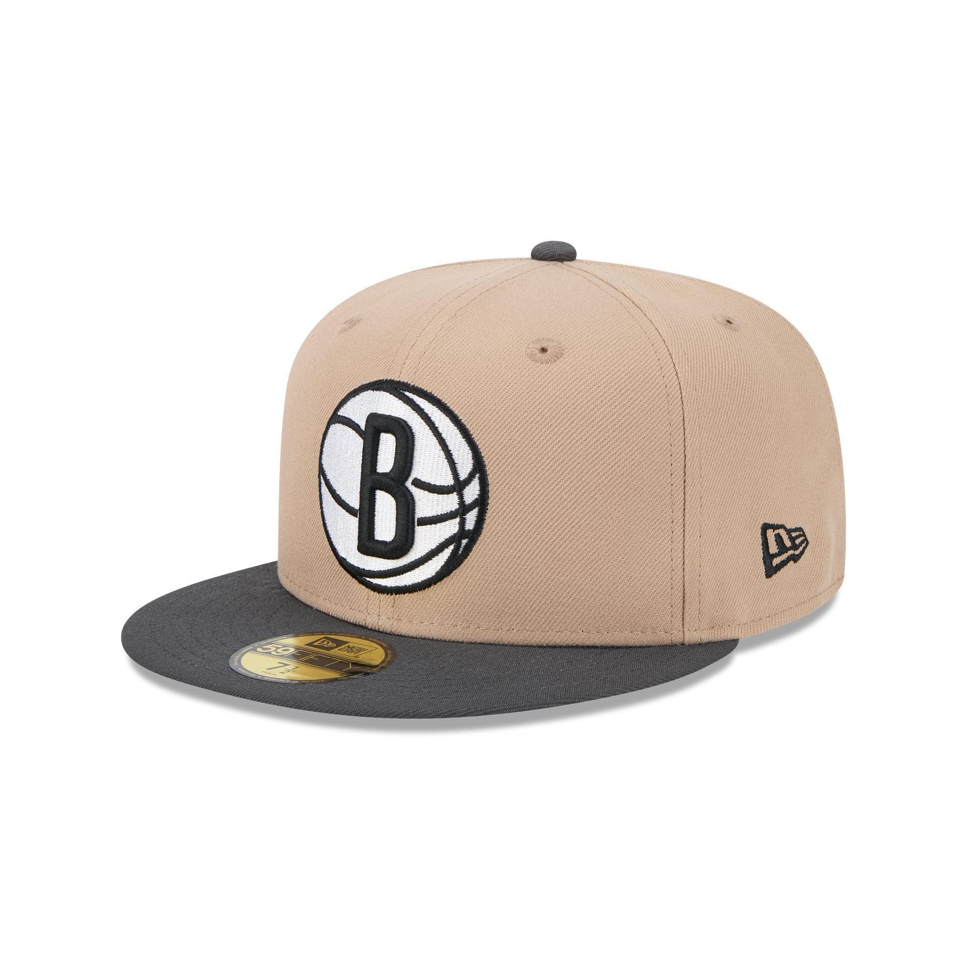 Brooklyn Nets Camel 59FIFTY Fitted Hat Male Product Image