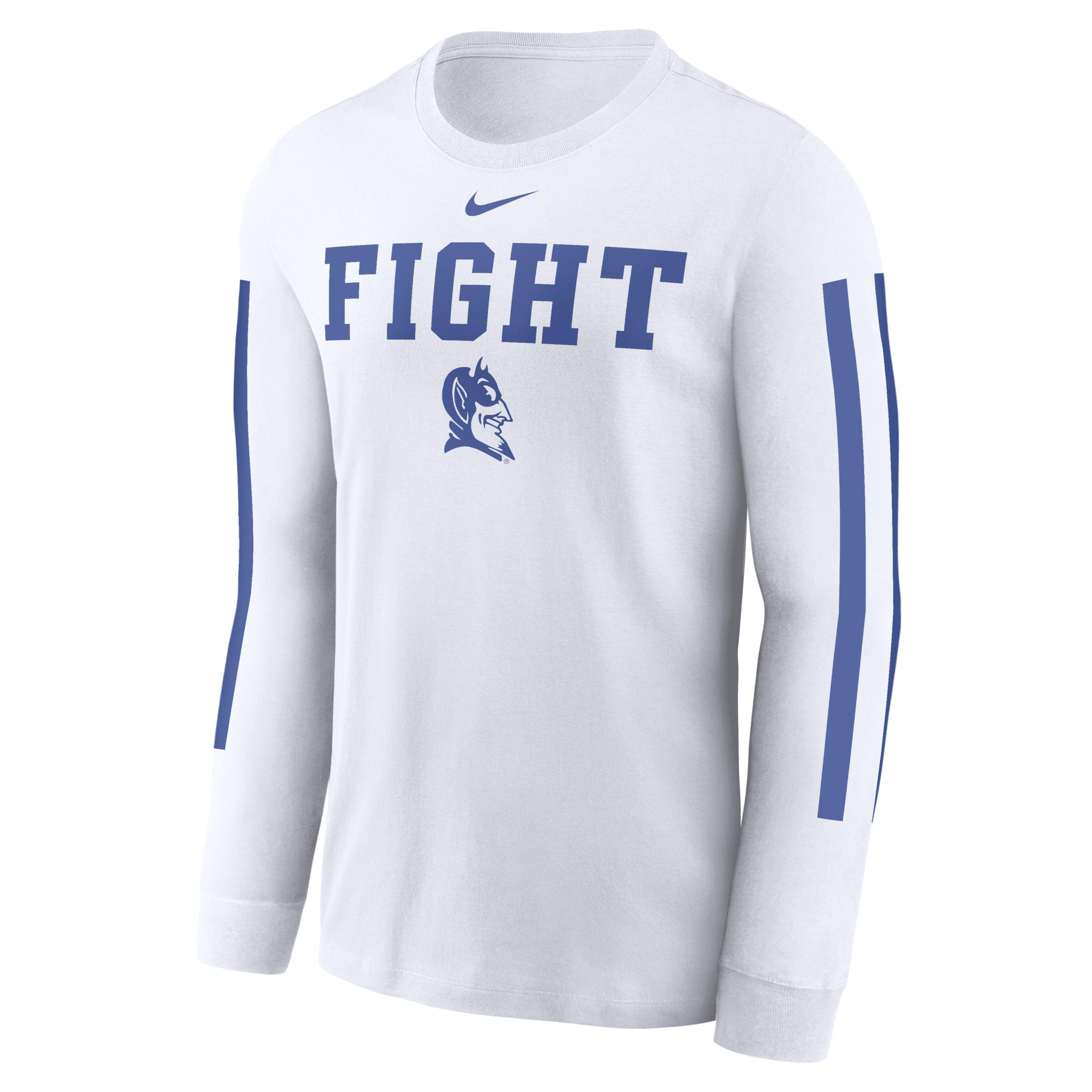 Duke Blue Devils Local Spirit Slogan Nike Men's College Long-Sleeve T-Shirt Product Image