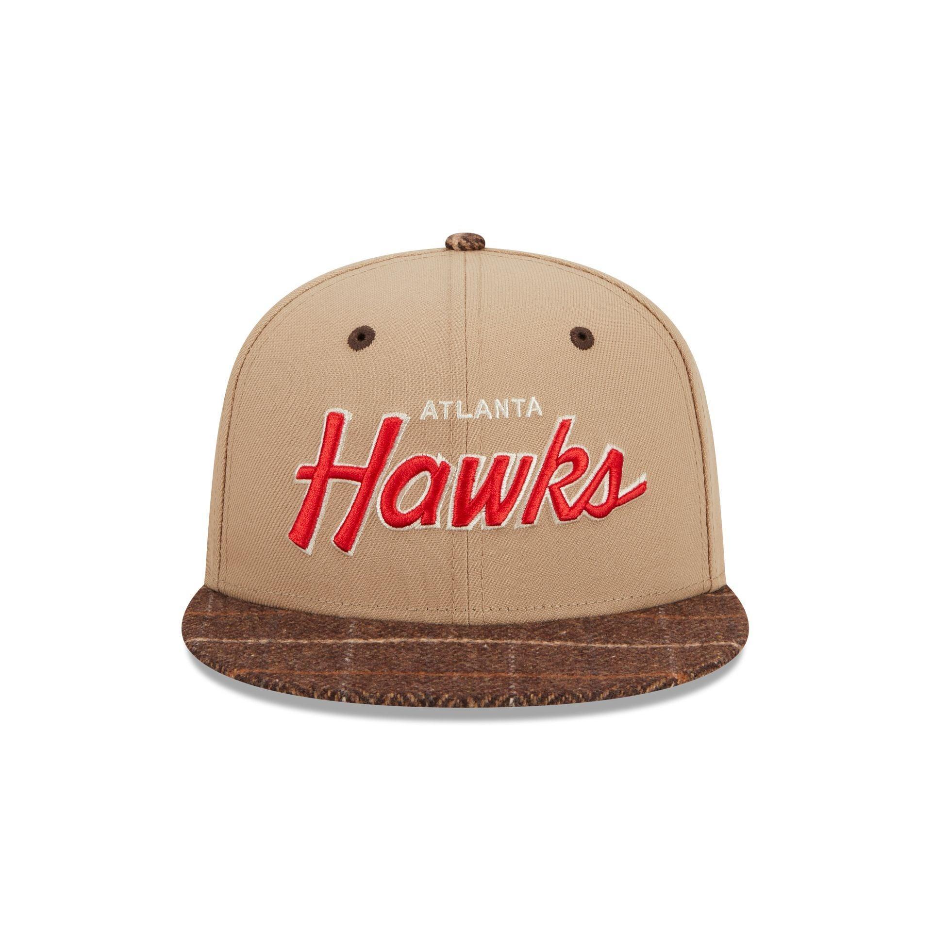 Atlanta Hawks Traditional Check 9FIFTY Snapback Hat Male Product Image