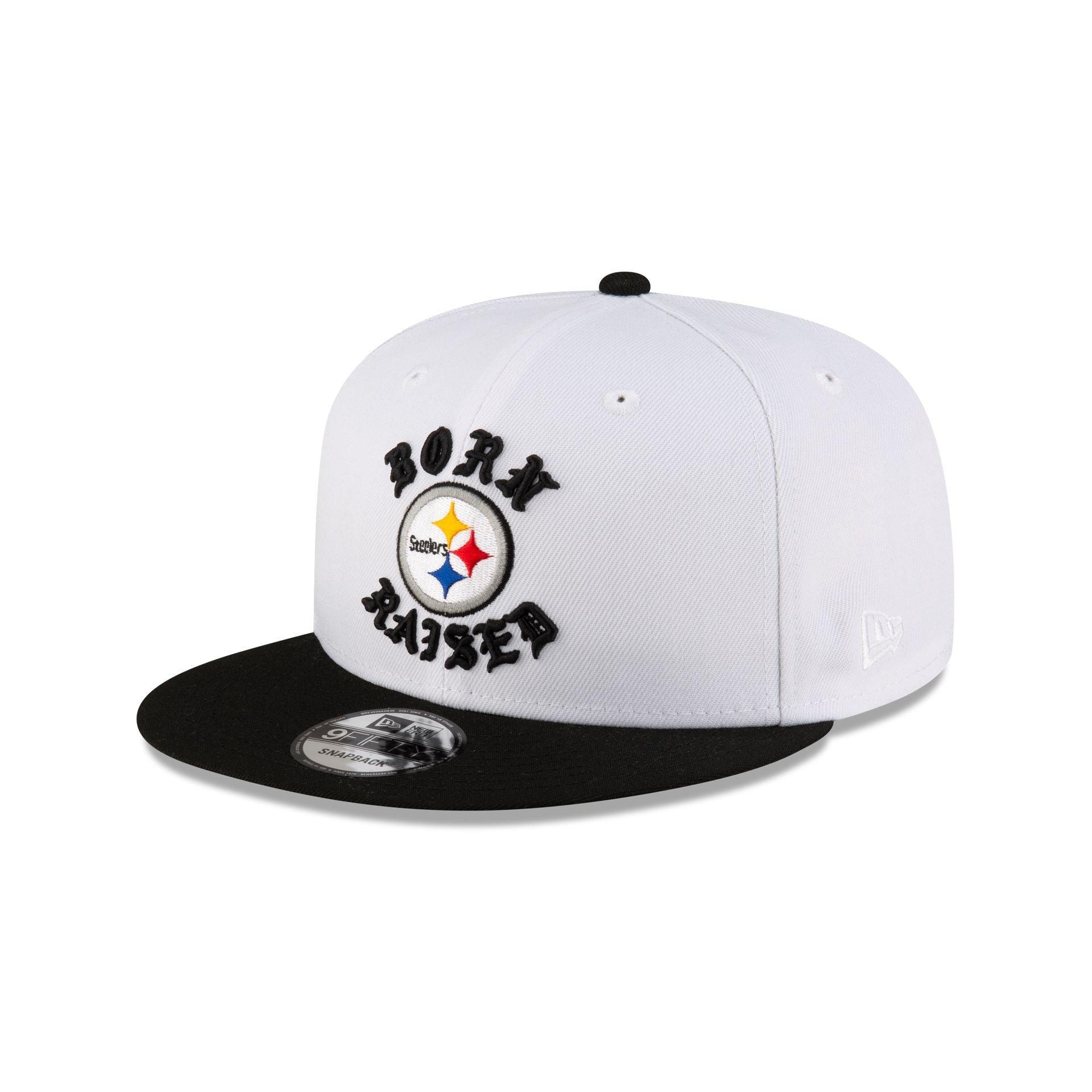 Born x Raised Pittsburgh Steelers White 9FIFTY Snapback Male Product Image