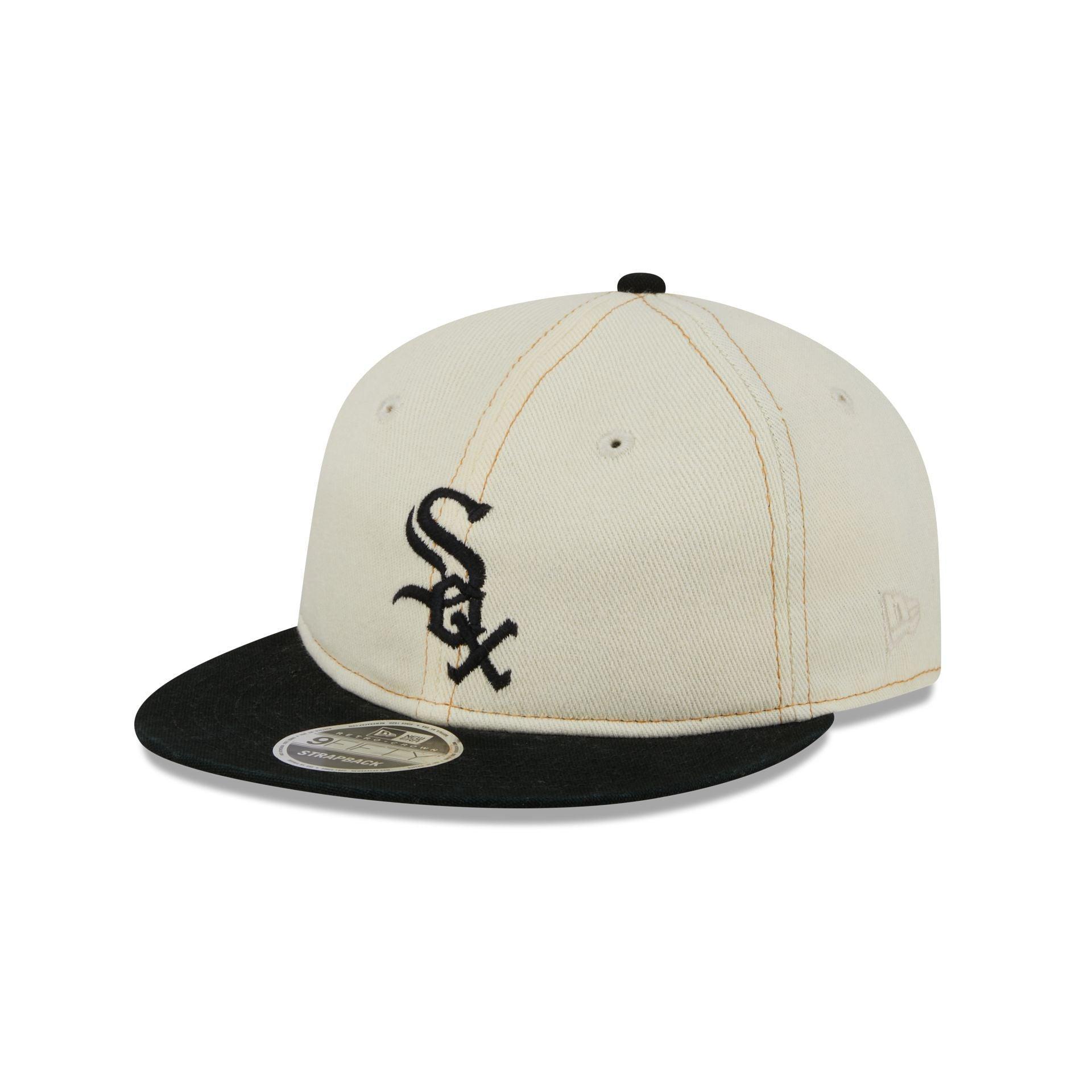 Chicago White Sox Chrome Denim Retro Crown 9FIFTY Adjustable Hat Male Product Image