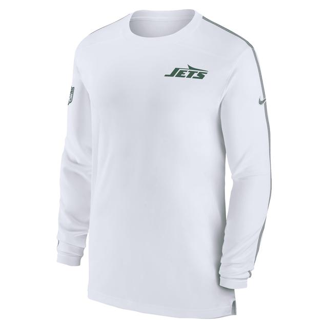 New York Jets Sideline Coach Nike Mens Dri-FIT NFL Long-Sleeve Top Product Image