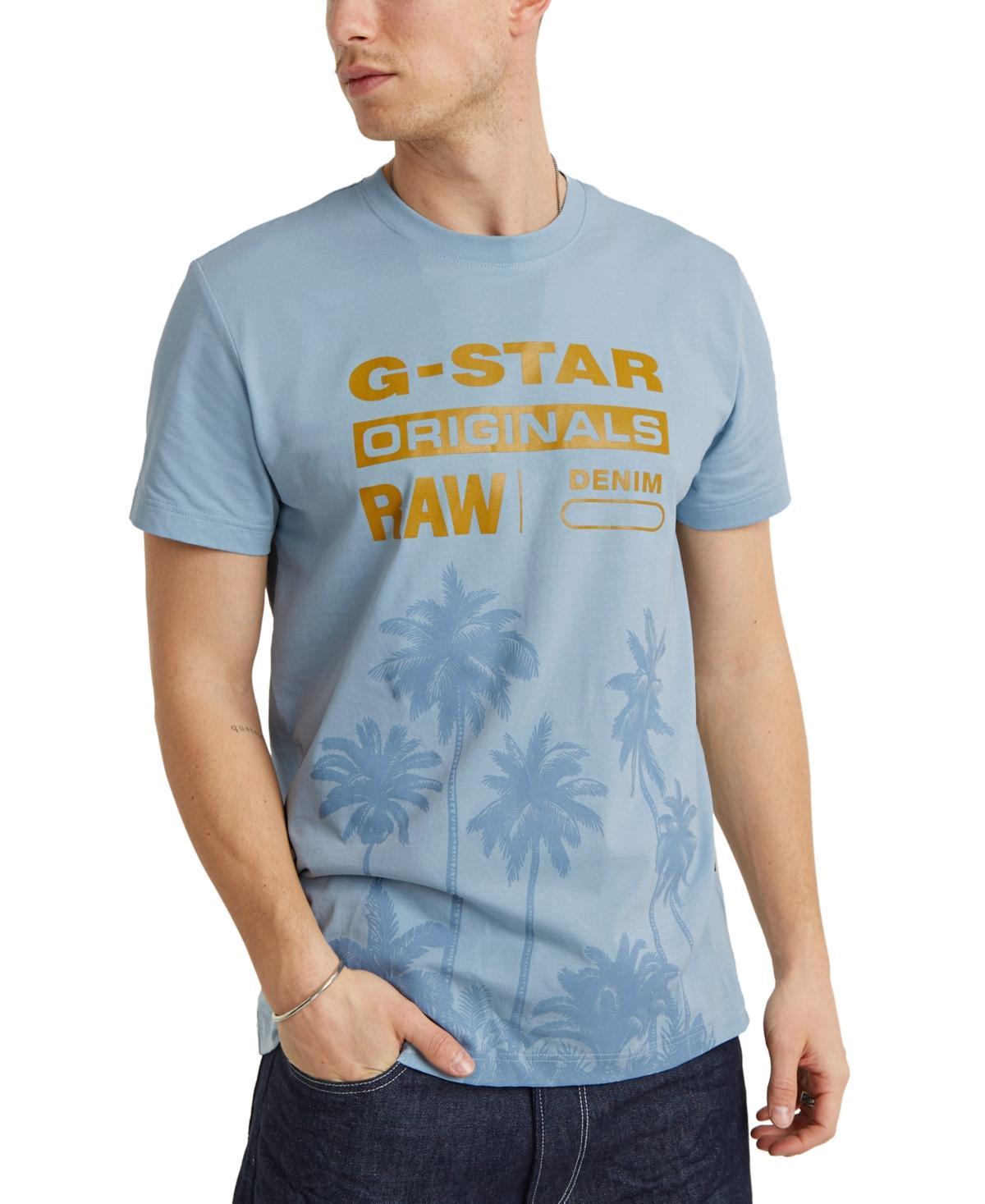 G-Star Raw Mens Palm Tree Logo T-Shirt Product Image