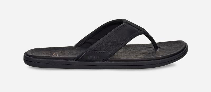 Mens Unisex Seaside Flip Leather Flip Flops Product Image