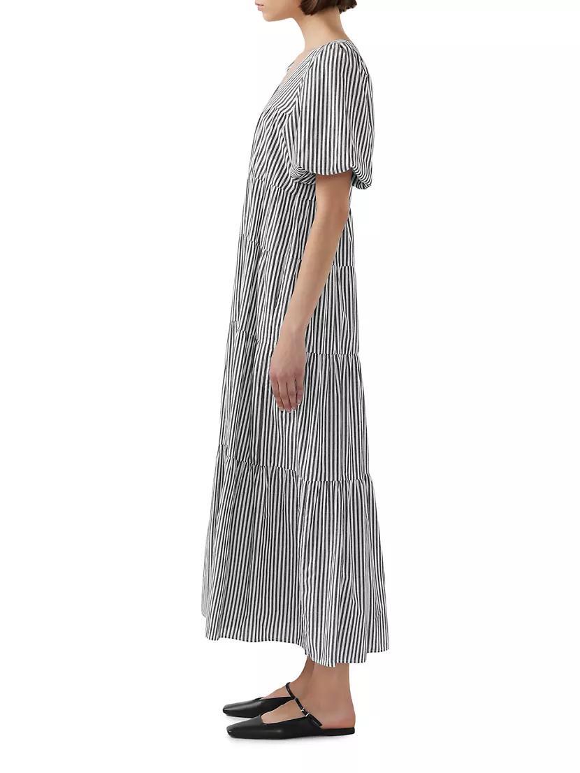 Cecci Cotton Stripe Maxi Dress Product Image