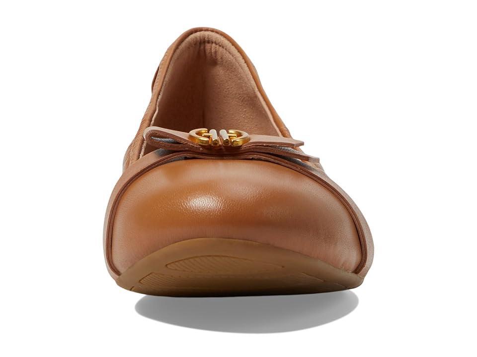 Cole Haan Tova Bow Ballet (Pecan Leather) Women's Shoes Product Image