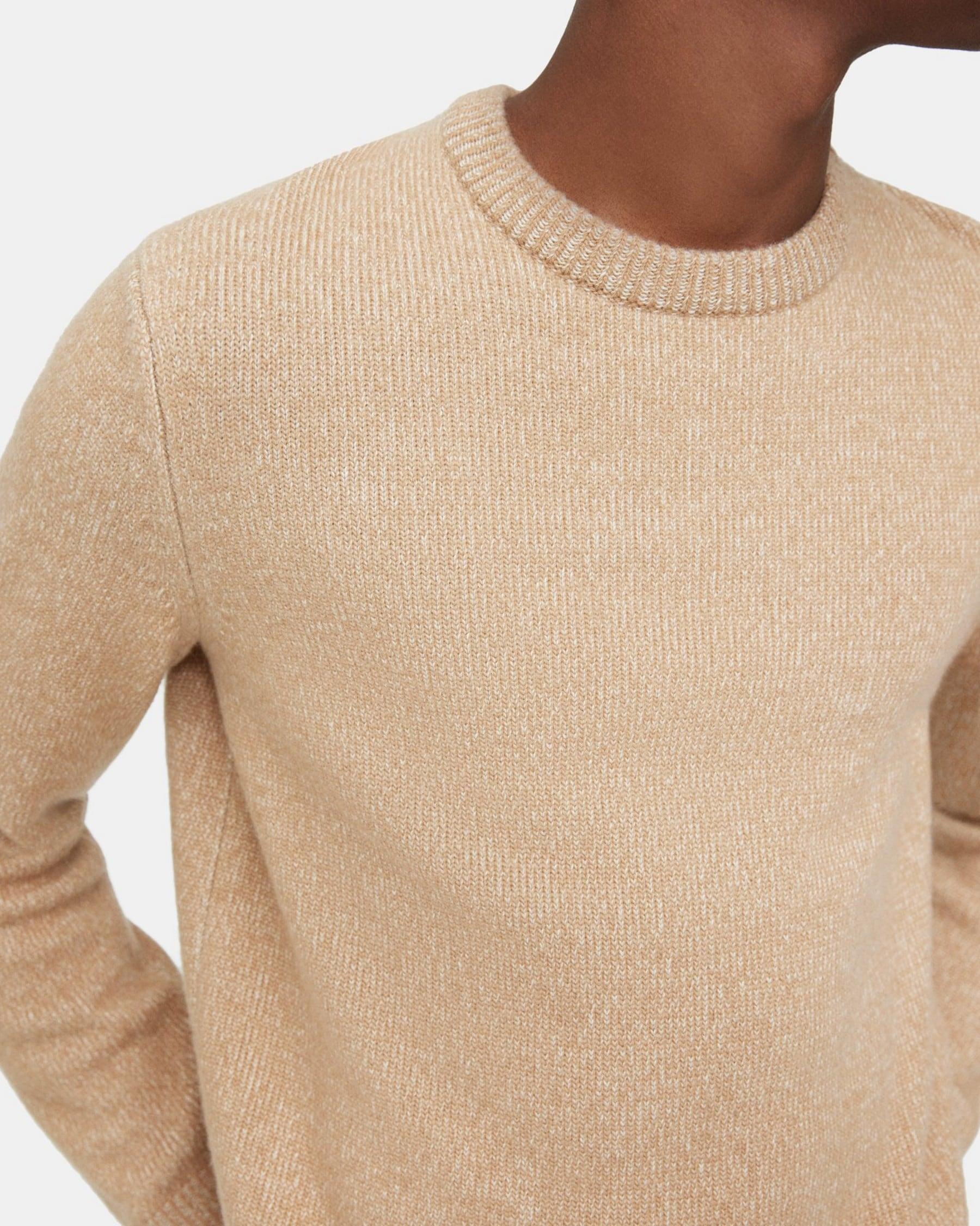 Crewneck Sweater in Wool-Cashmere Product Image