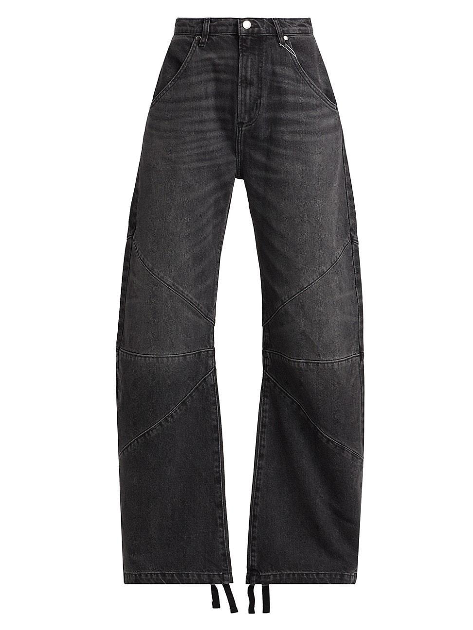 Womens Frederic High-Rise Barrel Jeans Product Image