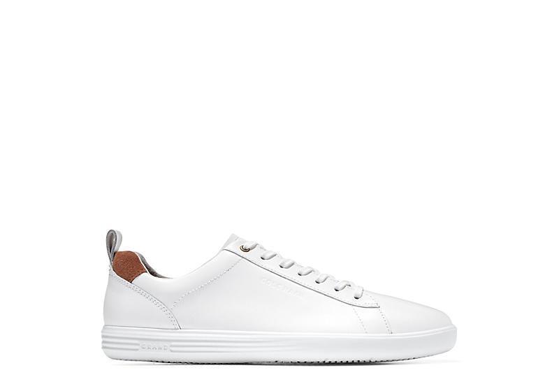 Cole Haan Grand+ Crosscourt Mens Leather Sneakers Product Image