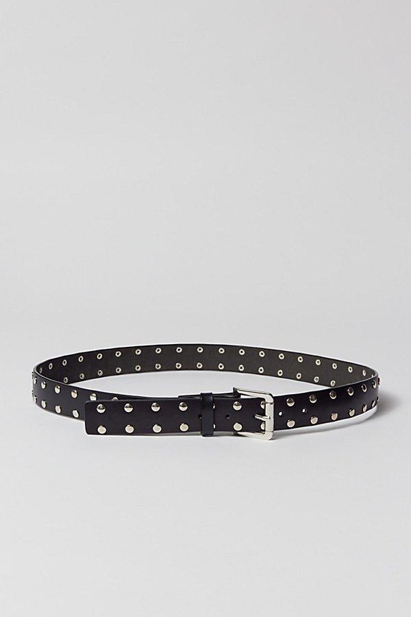 Studded Leather Belt Mens at Urban Outfitters Product Image