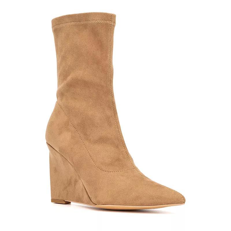 New York & Company Odette Womens Wedge Ankle Boots Product Image