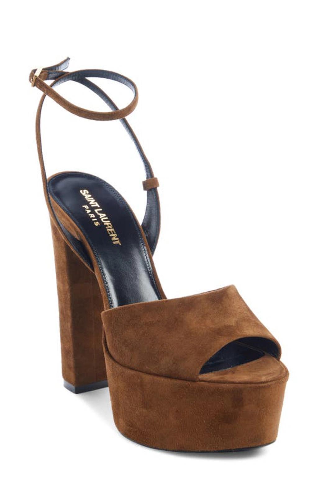 Jodie Suede Sandals In Brown Product Image