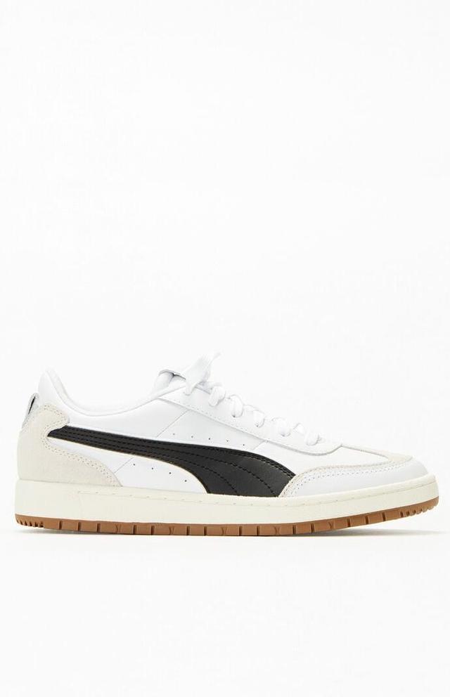 Puma Women's White & Black Premier Court Sneakers in White/Black - Product Image