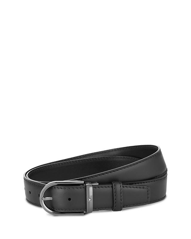 Montblanc Horseshoe Buckle Calfskin Leather Belt Product Image