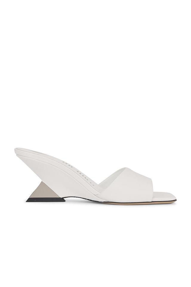 THE ATTICO Cheope Mule in White Product Image