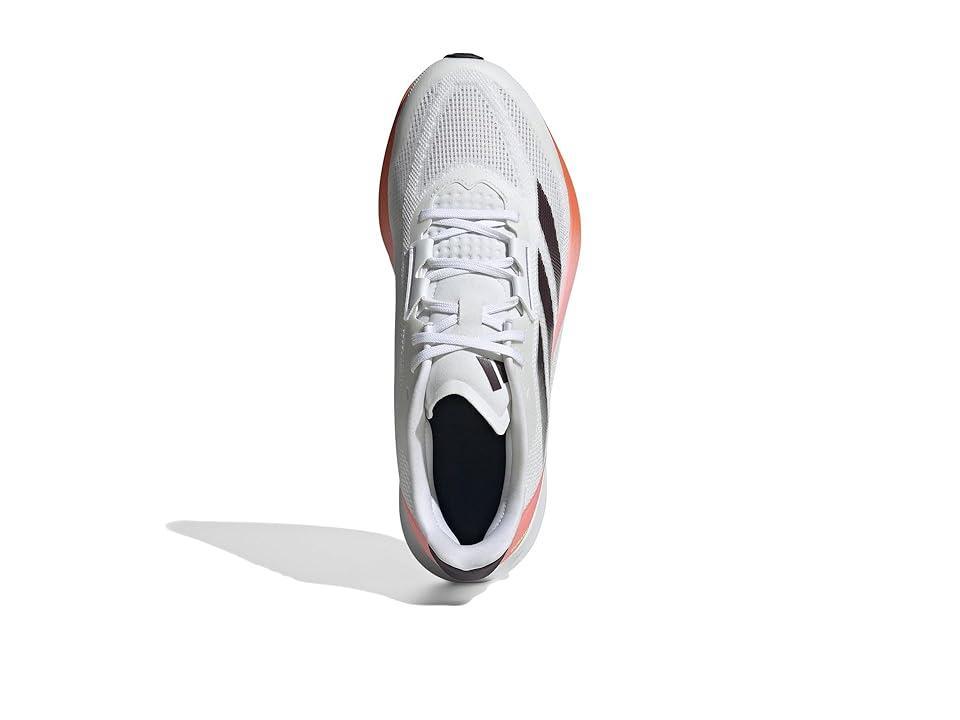 adidas Running Duramo Speed Shoes (White/Aurora Met./Solar Red) Men's Running Shoes Product Image