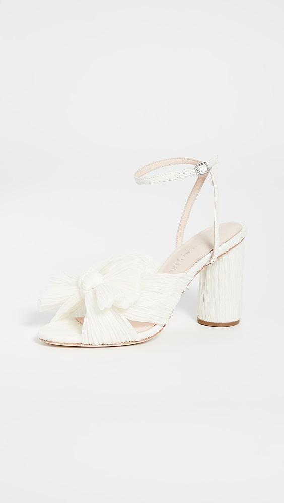 Loeffler Randall Camellia Pleated Bow Heel with Ankle Strap | Shopbop Product Image